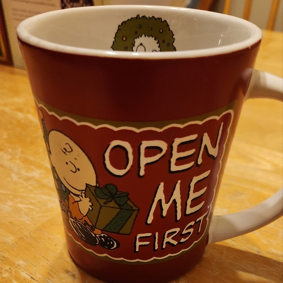 Peanuts Charlie Brown Christmas Coffee Mug Vintage - Picture 1 of 2